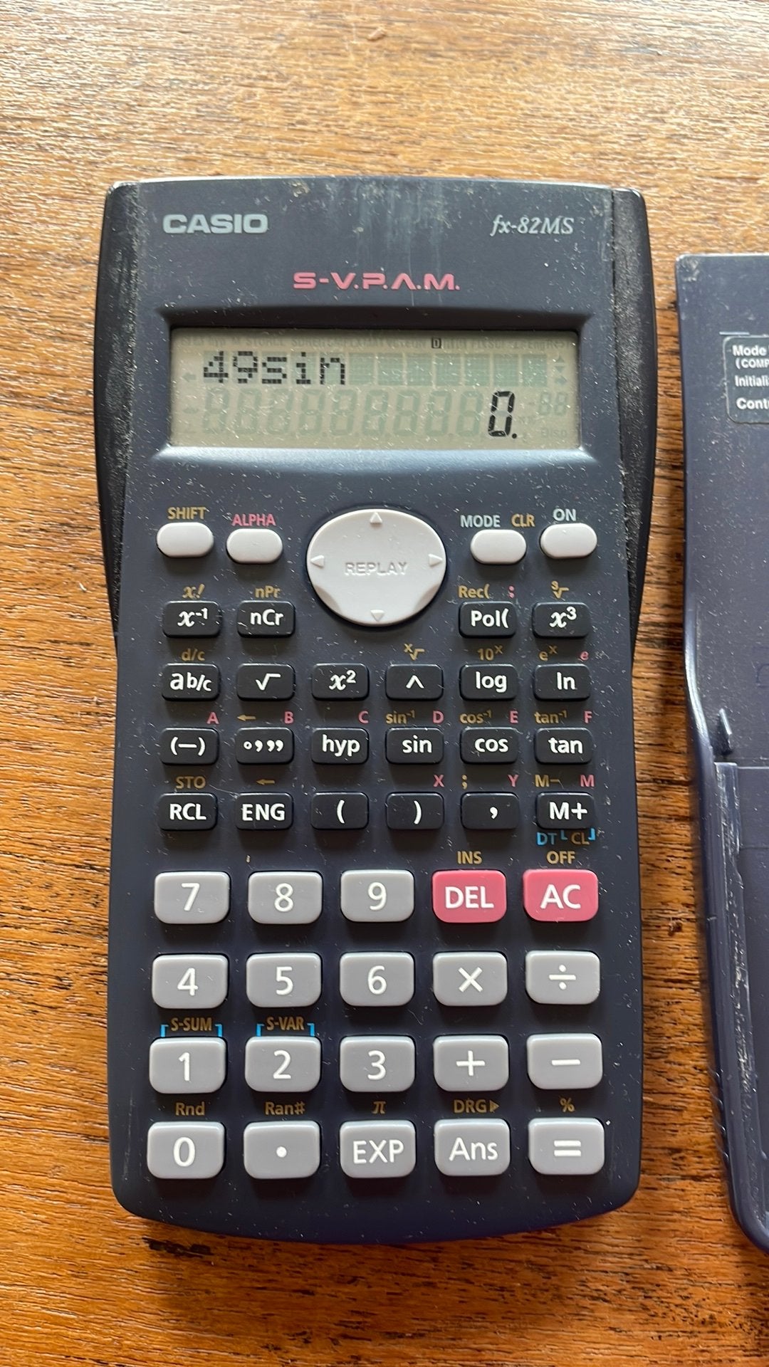Casio rekenmachine fx-82MS, Ophalen of Verzenden, Gebruikt