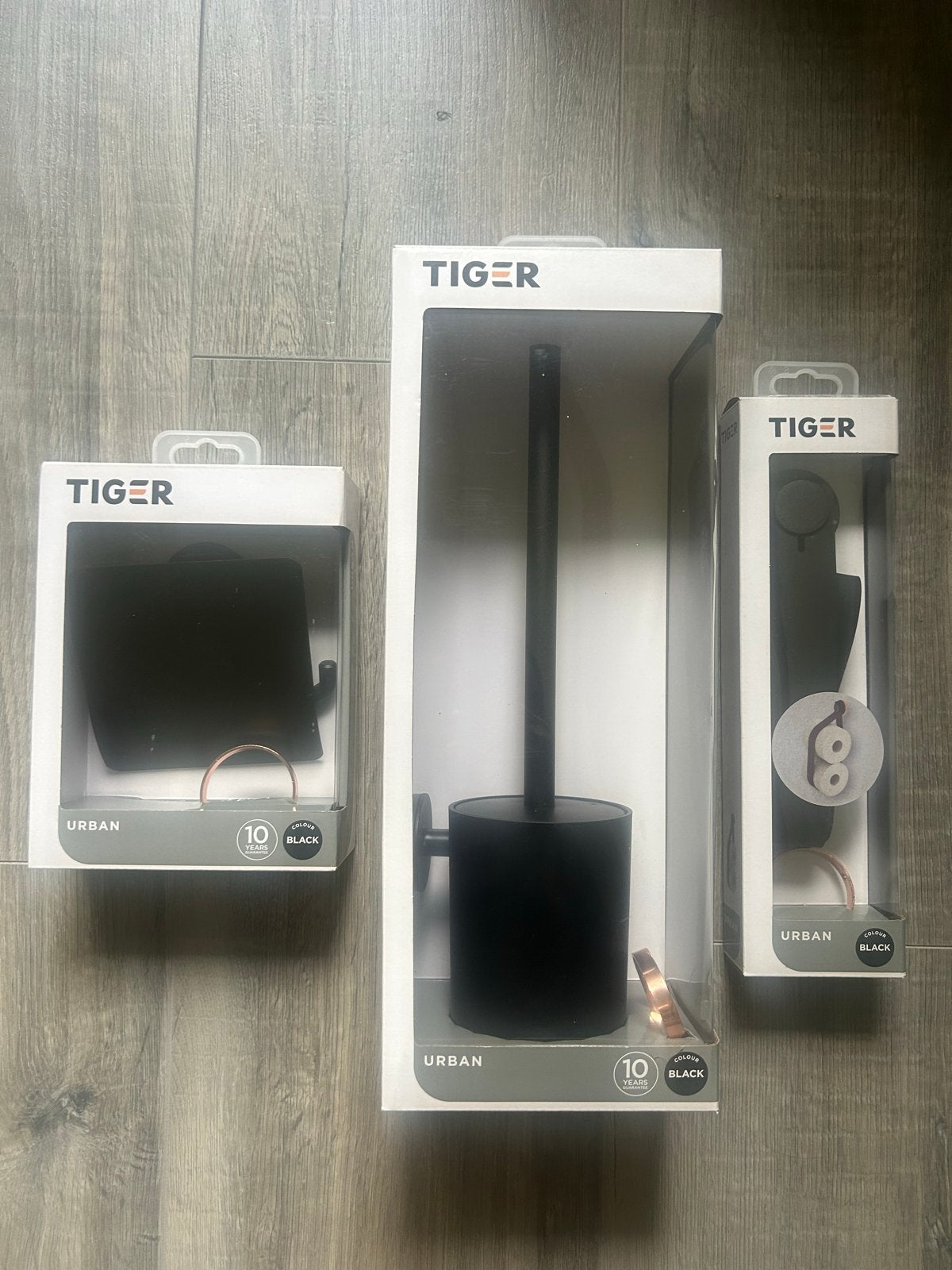 Tiger Urban Toilet accessoires set  - zwart, Ophalen of Verzenden, Nieuw