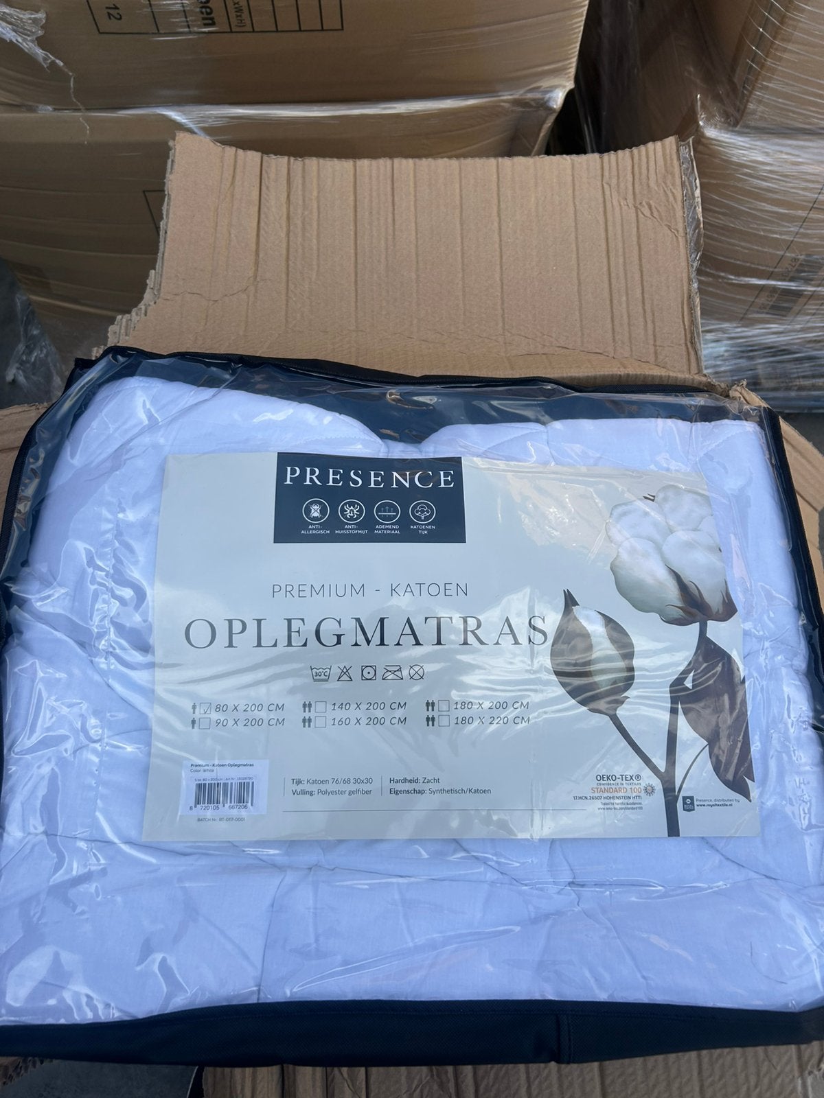 Opleg matrassen nieuw alle maten, Ophalen, Eenpersoons, Wit, Zo goed als nieuw