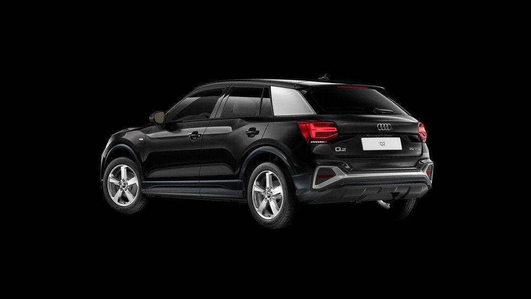 Audi Q2 35 TFSI S Edition | Automaat | Sportstoelen | Bekled, 4 cilinders, 150 pk, Leder en Stof, Zwart