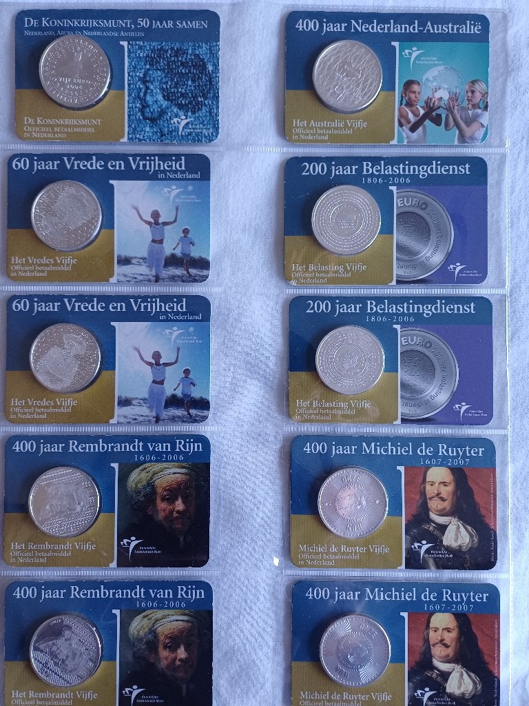 euromunten, Ophalen, Zilver, Overige landen, 5 euro