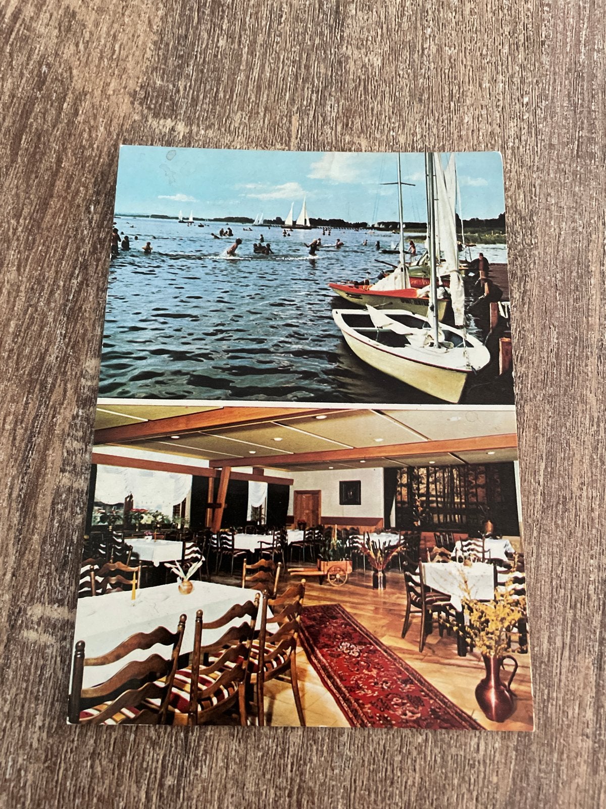 Oude ansichtkaart Lemförde - Speiselokal Zur Puke, Verzamelen, Ophalen of Verzenden, 1960 tot 1980, Gelopen, Stad of Dorp