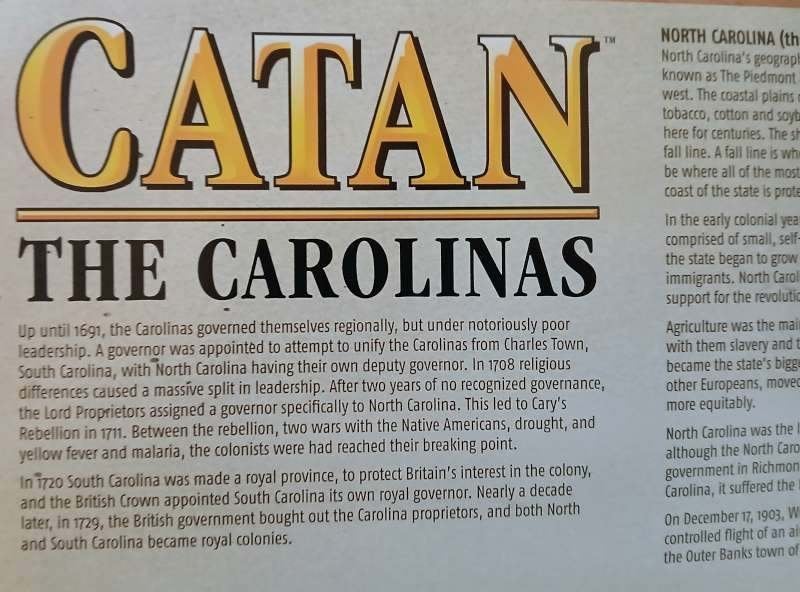 The Carolinas - Colectors Item Kolonisten van CATAN bordspel, Hobby en Vrije tijd, Gezelschapsspellen | Bordspellen, Ophalen of Verzenden