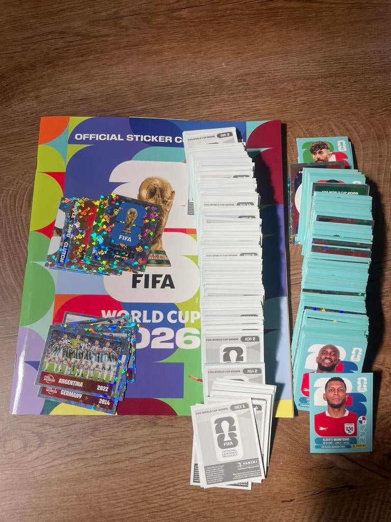 Panini FIFA World Cup 2026 – VOLLEDIGE SET (980 stickers), Ophalen of Verzenden, Zo goed als nieuw, Meerdere stickers