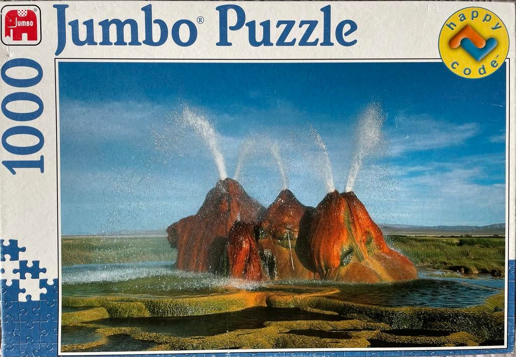 Jumbo Puzzel 1000 Stukjes - Fly Geiser Nevada, Ophalen of Verzenden, 500 t/m 1500 stukjes, Zo goed als nieuw, Legpuzzel