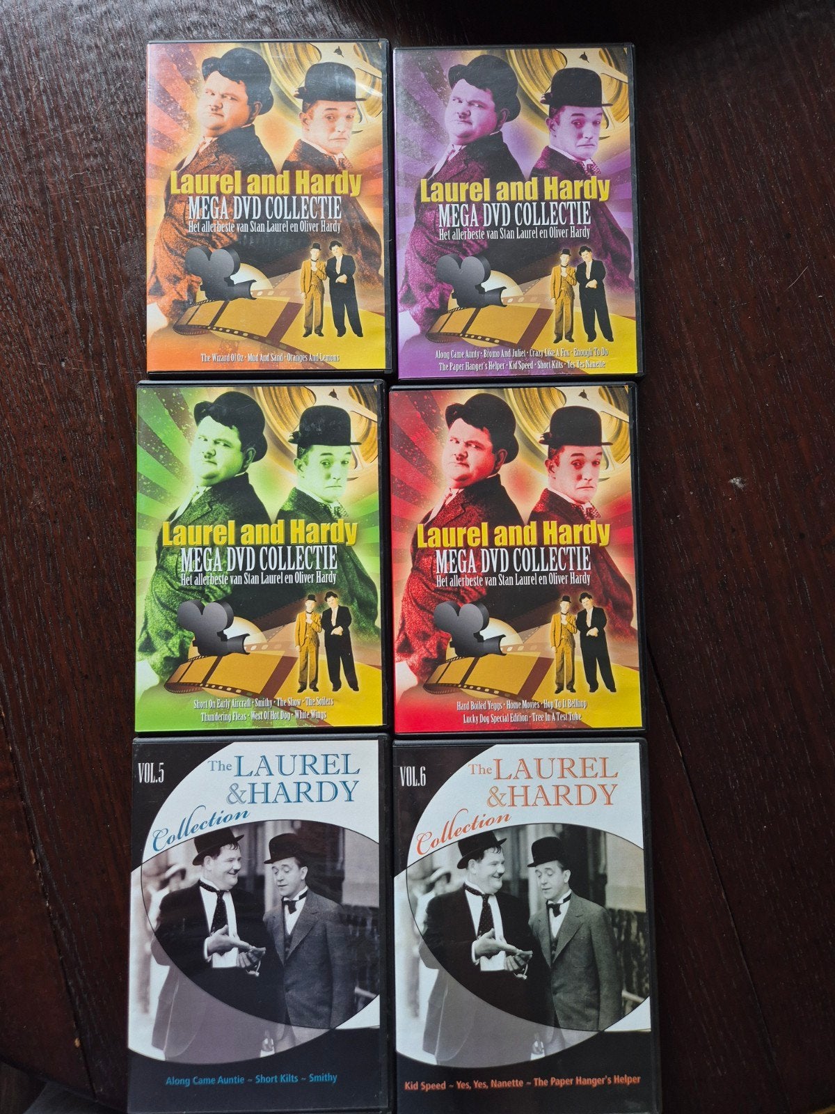 Laurel & Hardy Mega DVD Collectie + The Collection, Alle leeftijden, Nederlands, Ophalen of Verzenden, Inclusief doosje