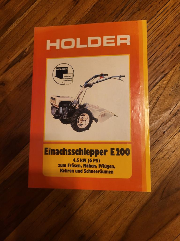 tractor folder Holder E 200 Einachsschlepper, Ophalen of Verzenden, Zo goed als nieuw