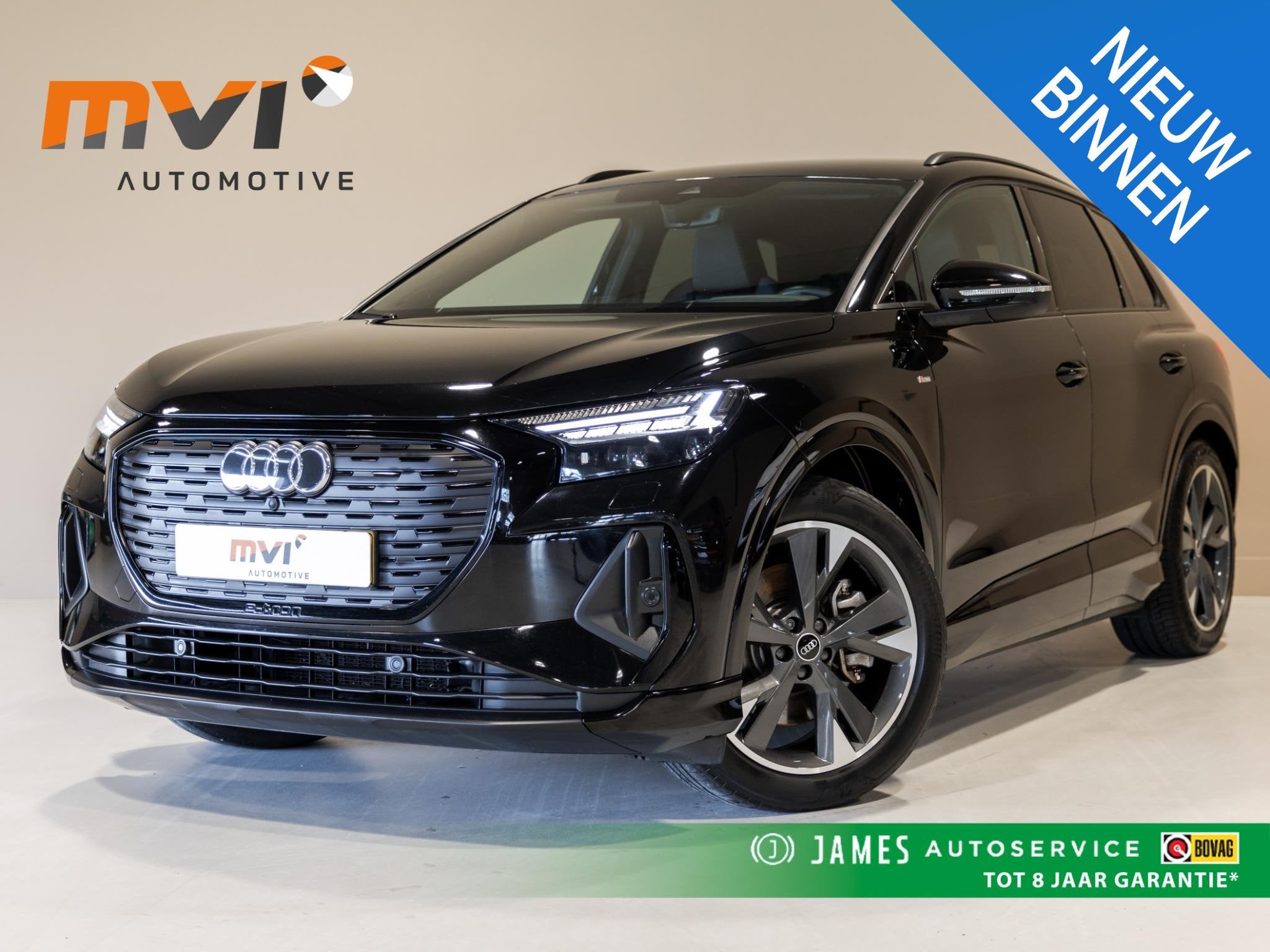 Audi Q4 e-tron 40 S-Line Competition 77 kWh SOH 93% / 204pk, Auto's, Automaat, Dealer onderhouden, Achterwielaandrijving, Gebruikt
