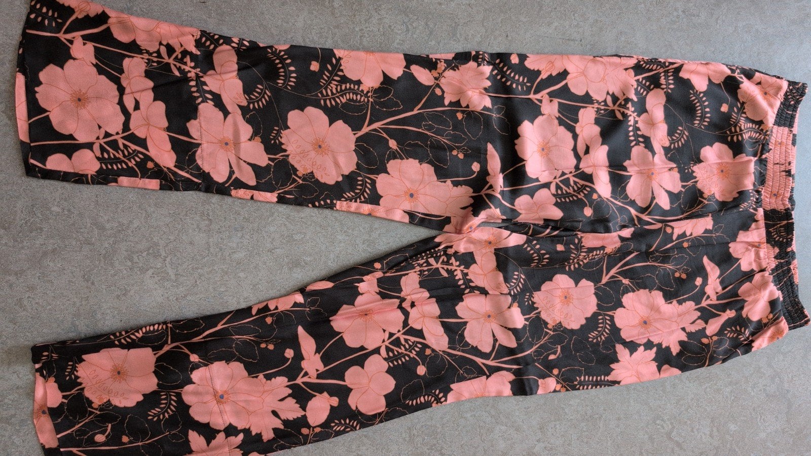 Studio Anneloes broek met bloemenprint, Kleding | Dames, Broeken en Pantalons, Maat 38/40 (M), Studio Anneloes, Zwart, Nieuw