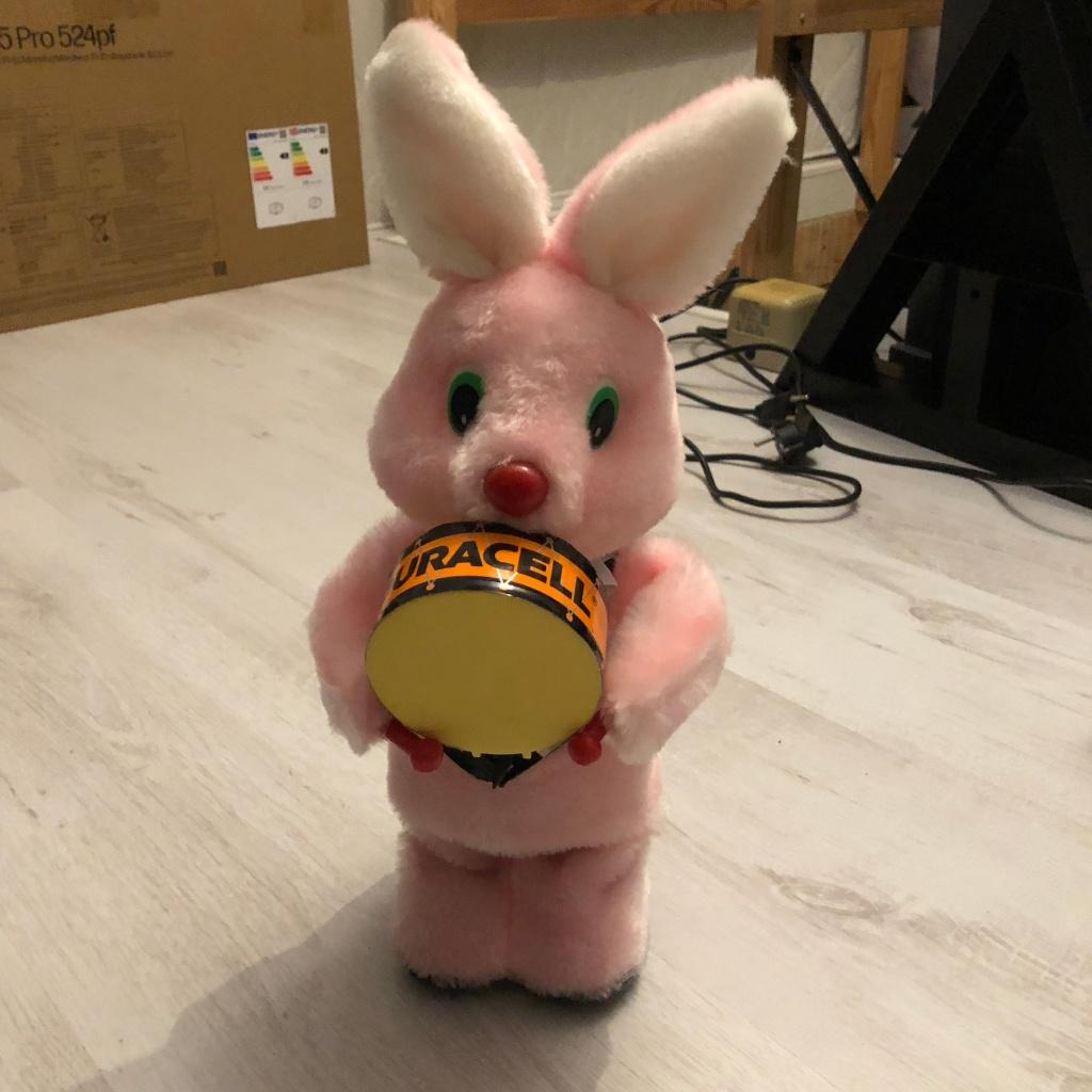 Vintage Drumming Bunny - Duracell, Ophalen of Verzenden, Gebruikt