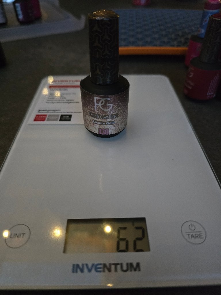 Pink Gellac 130 Luxury Gold, Gebruikt, Ophalen of Verzenden, Goud, Handen en Nagels