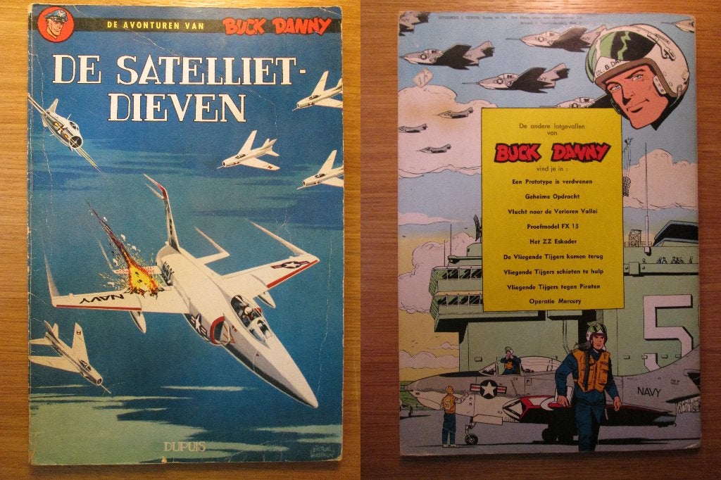 Buck Danny 30 - De satellietdieven (1e druk, SC), Eén stripboek, Ophalen of Verzenden, Gelezen, Hubinon & Charlier