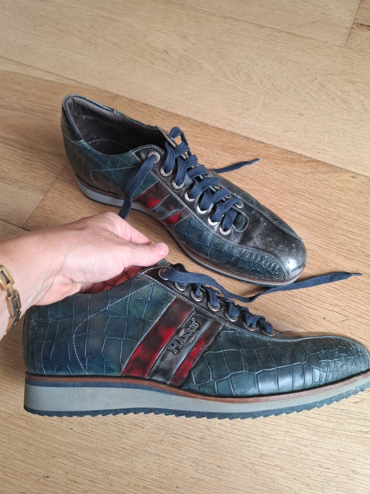 Harris Firenze Sport Herenschoenen 9 Maat 43 valt ruim, Overige kleuren, Ophalen of Verzenden, Sneakers of Gympen, Gedragen