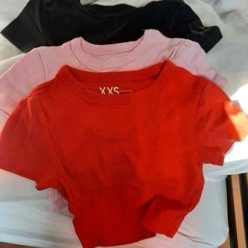 Shirt xxs fb, Verzenden, Gedragen, Maat 34 (XS) of kleiner, Korte mouw