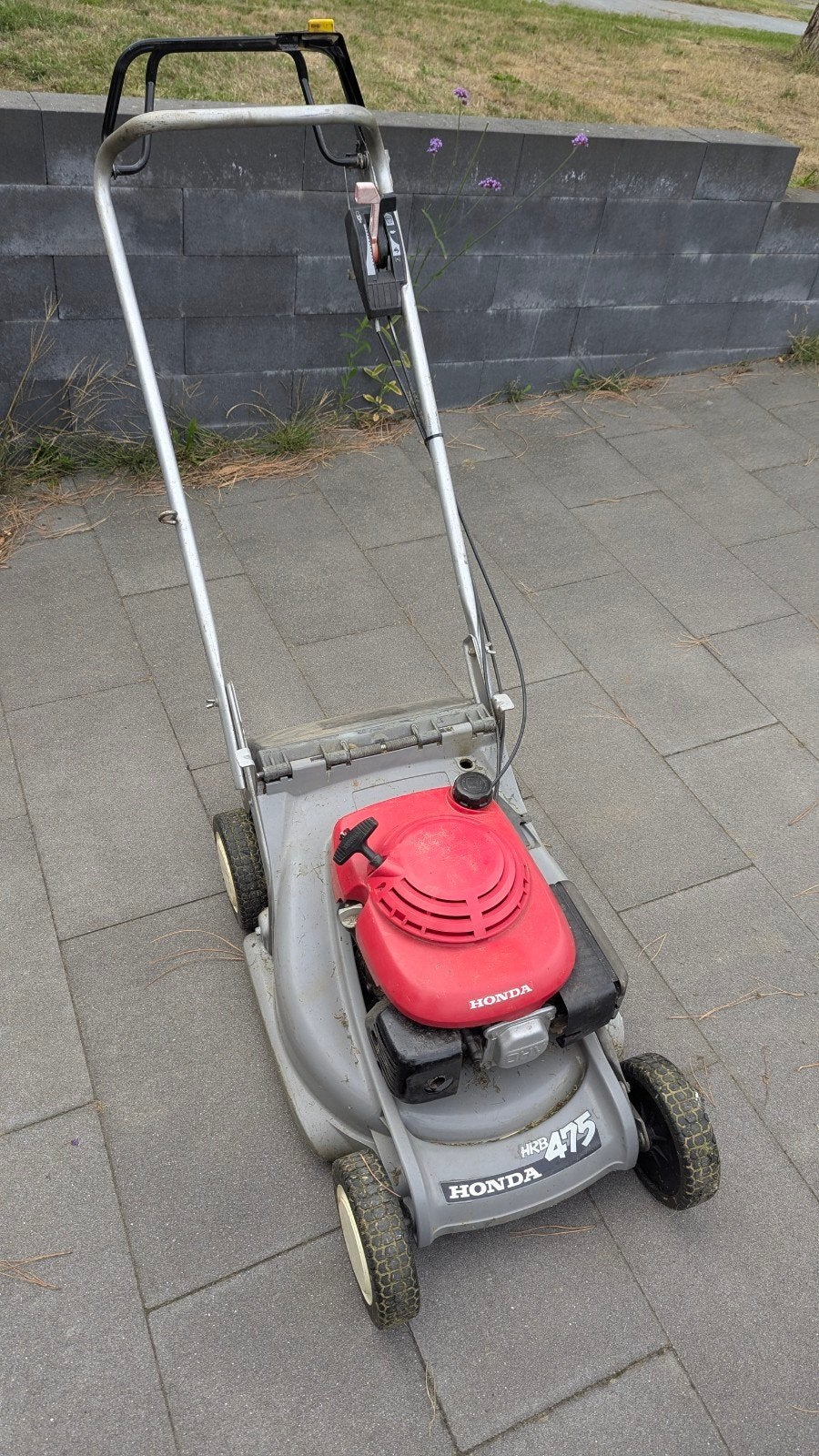 Honda HRD 475 Benzine Grasmaaier - Gebruikt, Tuin en Terras, Ophalen, Cirkelmaaier, Honda, Gebruikt