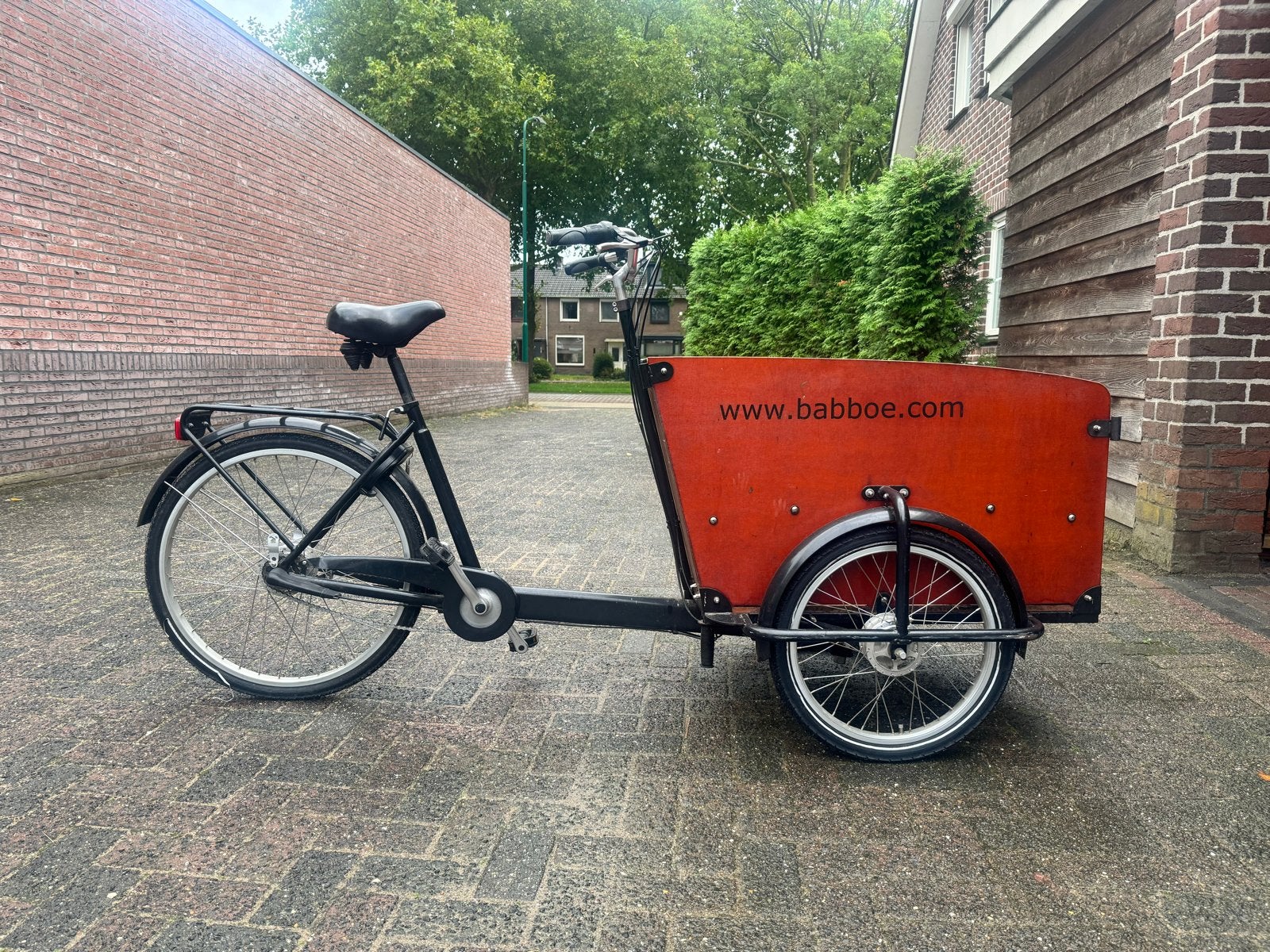 Babboe bakfiets - Ideaal voor kinderen of boodschappen, Ophalen, Gebruikt, Trommelrem, 2 kinderen