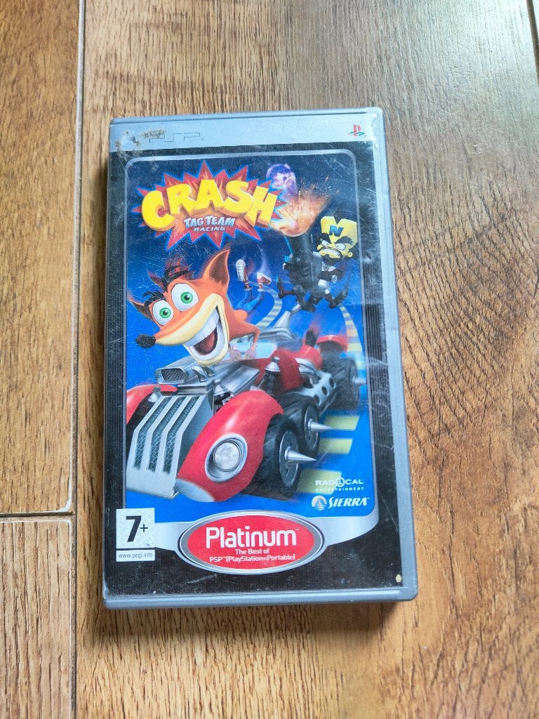 PSP Spel- Crash Bandicoot Tag Team Racing, Spelcomputers en Games, 1 speler, Racen en Vliegen, Ophalen of Verzenden, Zo goed als nieuw