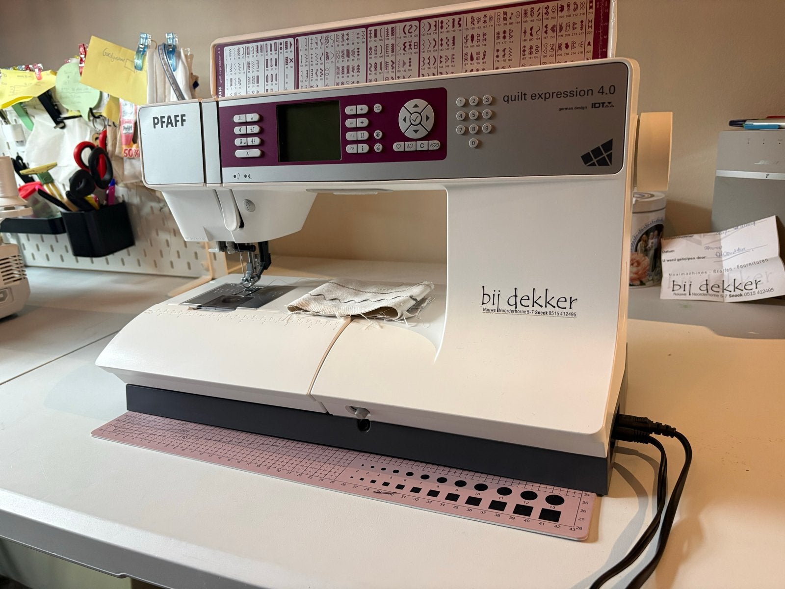 Pfaff Quilt Expression 4.0 Naaimachine, Ophalen of Verzenden, Zo goed als nieuw, Naaimachine, Pfaff