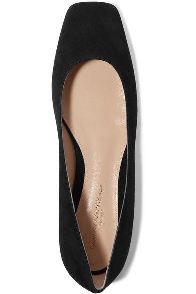 gianvito rossi zwart suede flats | 38, Zwart, Nieuw, Ballerina's, Ophalen of Verzenden