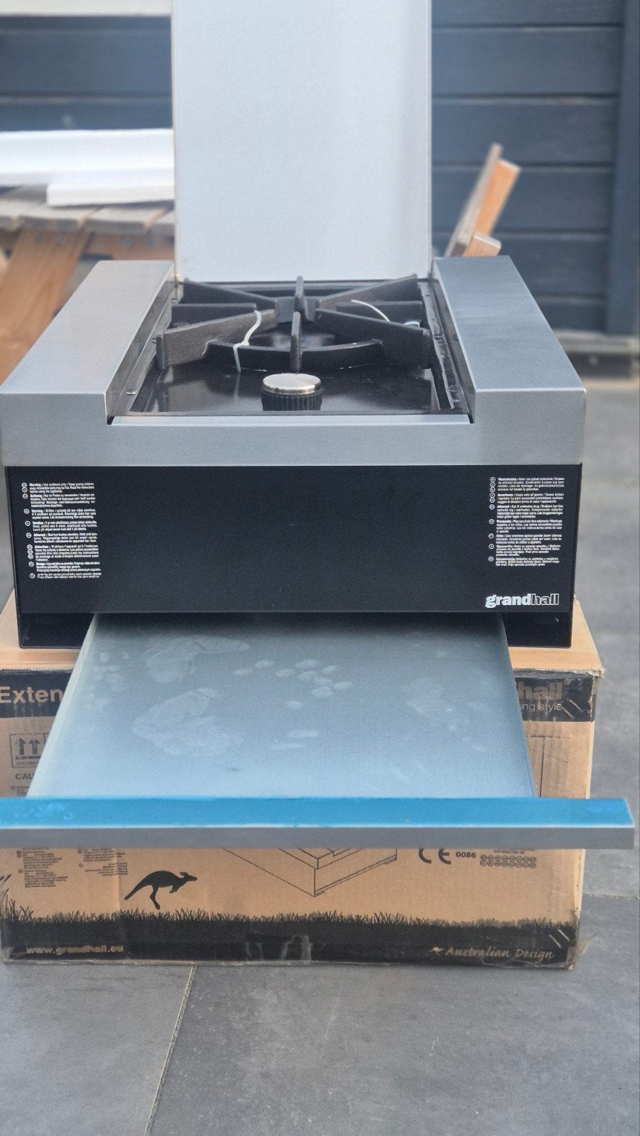 Grandhall Wokbrander / Zijbrander - Nieuw in doos, Tuin en Terras, Gasbarbecues, Ophalen, Nieuw, Grandhall