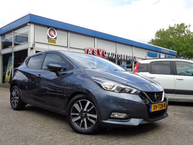 Nissan Micra 1.0 IG-T 100pk N-Connecta Automaat Clima Cam., Auto's, Voorwielaandrijving, Gebruikt, Euro 6, 1055 kg