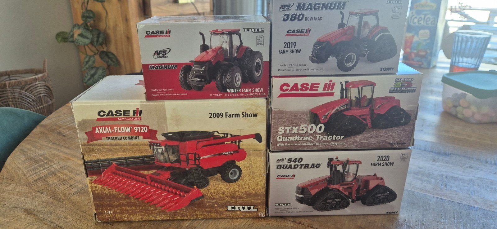 Case ih magnum Steiger ertl combine 9120, Ophalen of Verzenden, Nieuw, Tractor of Landbouw