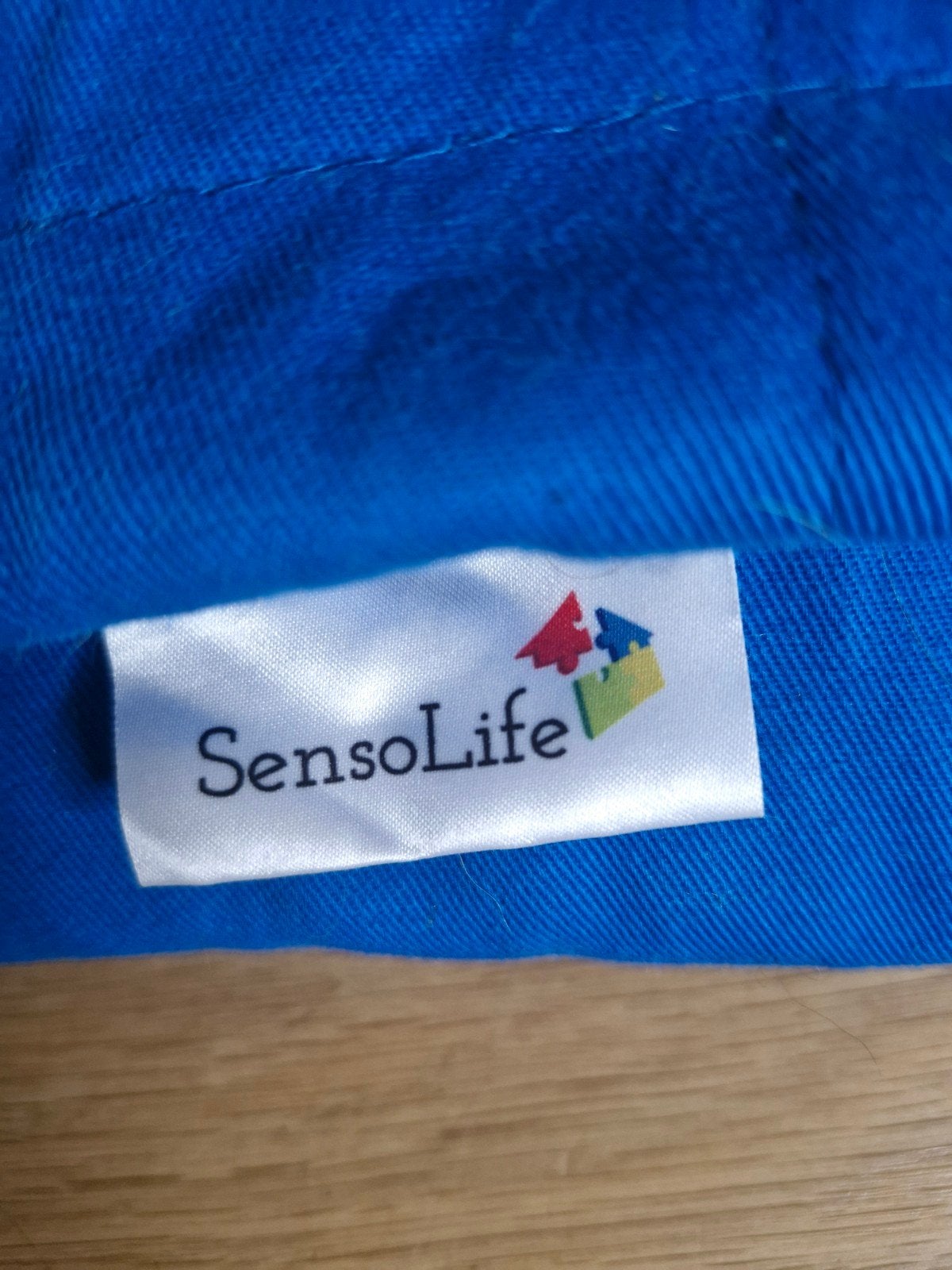 Verzwaringsdeken Sensolife 8 kg / 100% katoen, Eenpersoons, Blauw, Katoen, Ophalen of Verzenden