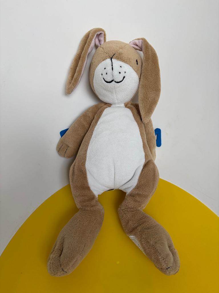 K1284 hazeltje raad hoeveel in van je hou 30 cm, Kinderen en Baby's, Speelgoed | Knuffels en Pluche, Ophalen of Verzenden, Zo goed als nieuw