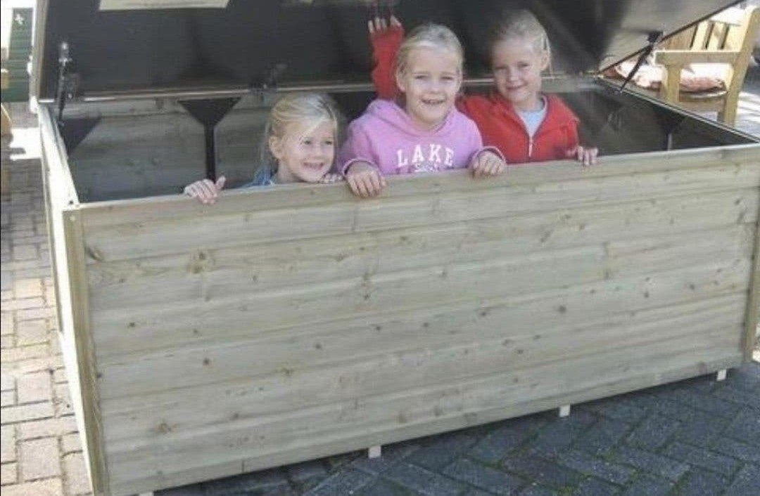 NIEUW! Vurenhouten Tuinkist! 2 x 1 meter, Ophalen, Nieuw, Hout, Overige typen