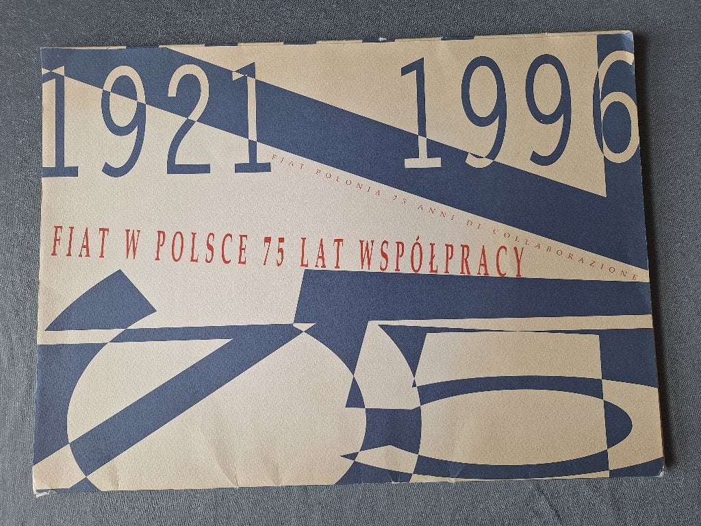 Brochuremap/Portfolio 75 jaar POLSKI FIAT - 1996 IT/PL, Ophalen of Verzenden, Gelezen, Overige merken