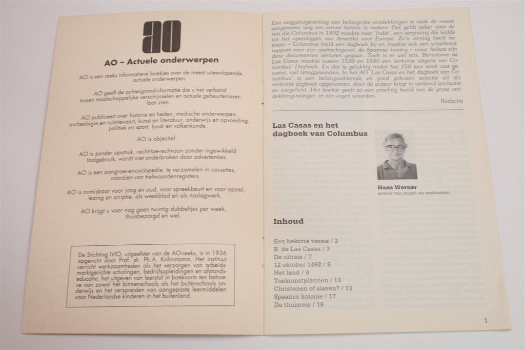 Las Casas en het Dagboek van Columbus — Historisch Verslag, Boeken, Ophalen of Verzenden, Gelezen, Azië