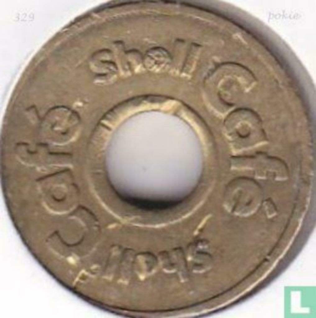 Shell cafe, Ophalen of Verzenden, Gebruikt