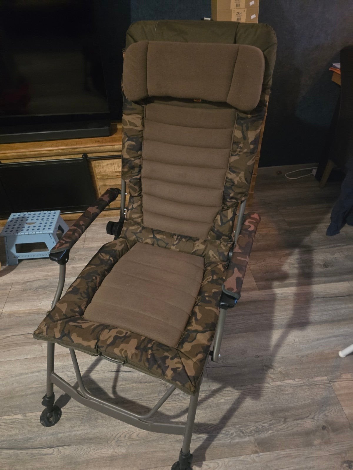 Fox Super Deluxe Recliner Highback Chair Karperstoel, Ophalen, Zo goed als nieuw, Overige typen