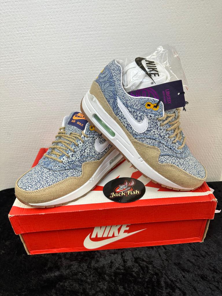 Nike air Max 1 Liberty London Blue - size 37,5, Nike air max, Overige kleuren, Nieuw, Ophalen of Verzenden