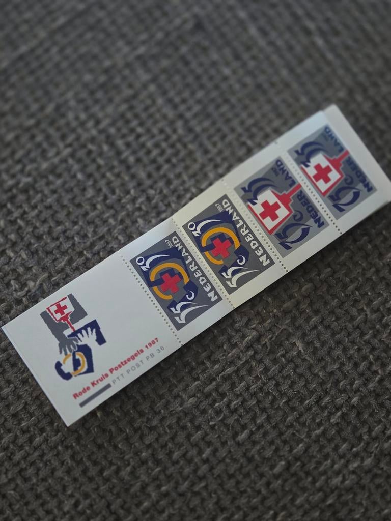 Rode Kruis Postzegels 1987 - PTT Post FB 30, Ophalen of Verzenden, Na 1940, Postfris