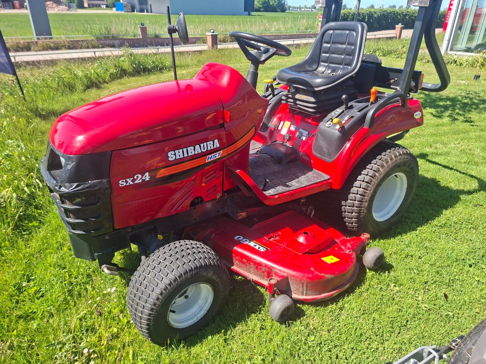 Shibaura SX24 Compact Tractor met Maaidek, Overige merken, Gebruikt, Tot 2500, Ophalen of Verzenden