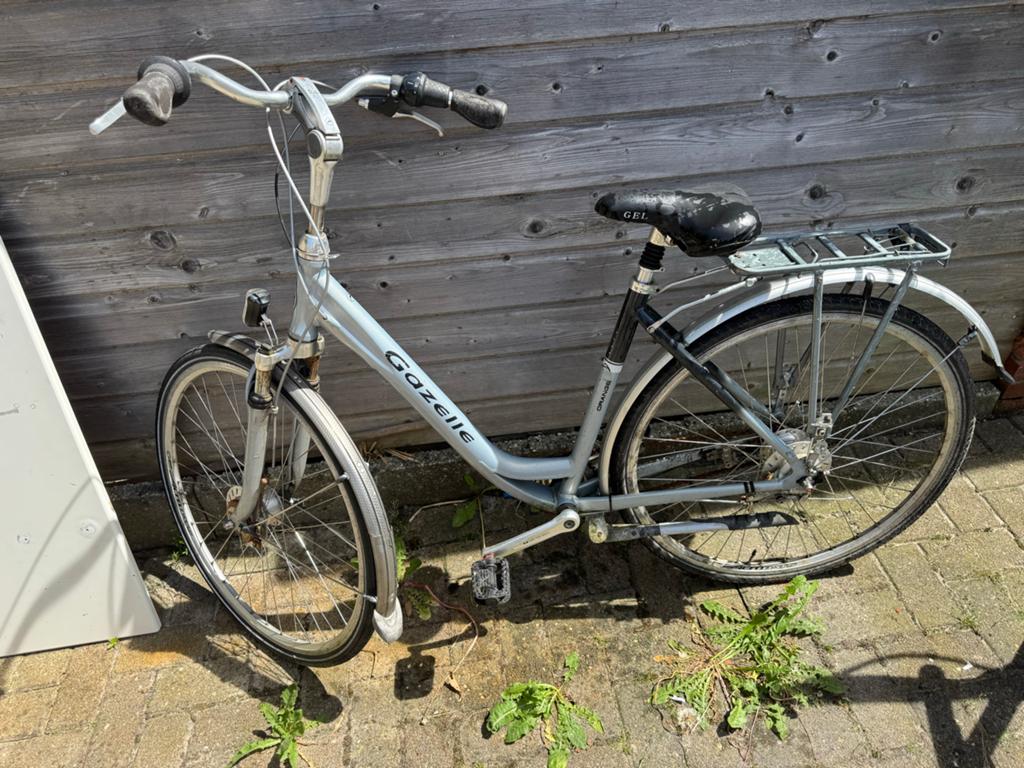 Gazelle damesfiets met versnellingen - Gebruikt, Fietsen en Brommers, Fietsen | Dames | Damesfietsen, Ophalen, Gebruikt, Velgrem