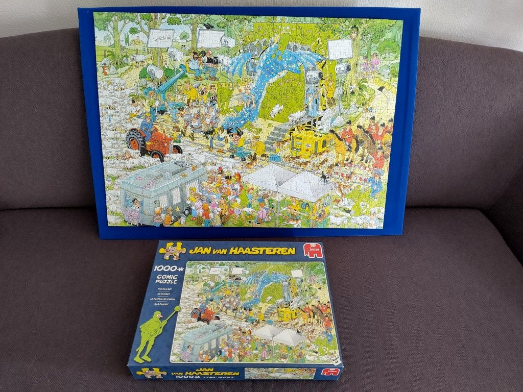 Jan van Haastern puzzel 'De filmset', Ophalen, 500 t/m 1500 stukjes, Gebruikt