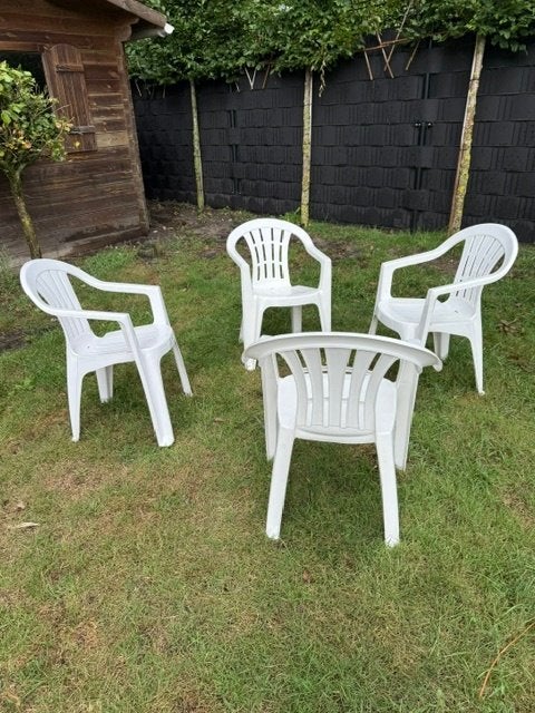 Jardin tuinstoelen opstapelbaar 11 stuks, Ophalen, Gebruikt, Kunststof, Stapelbaar