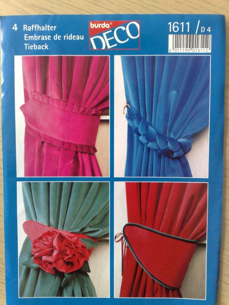 Burda naaipatroon nr. 1611 Decor 4 Embrase tende, Verzenden, Nieuw, Vrouw, Burda