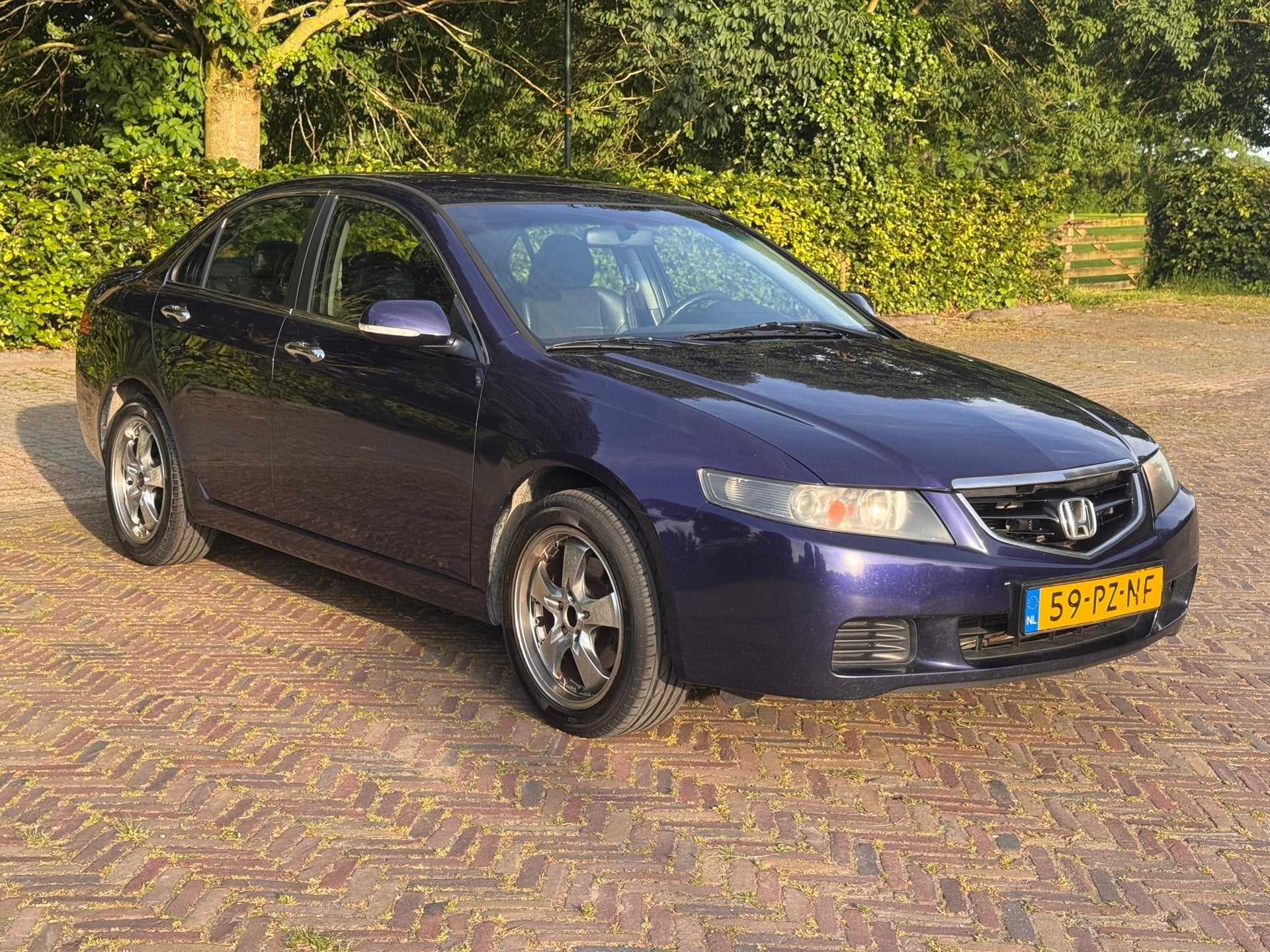 Honda Accord 2.0i Comfort uit 2005, Auto's, 1998 cc, Gebruikt, Zwart, 4 cilinders