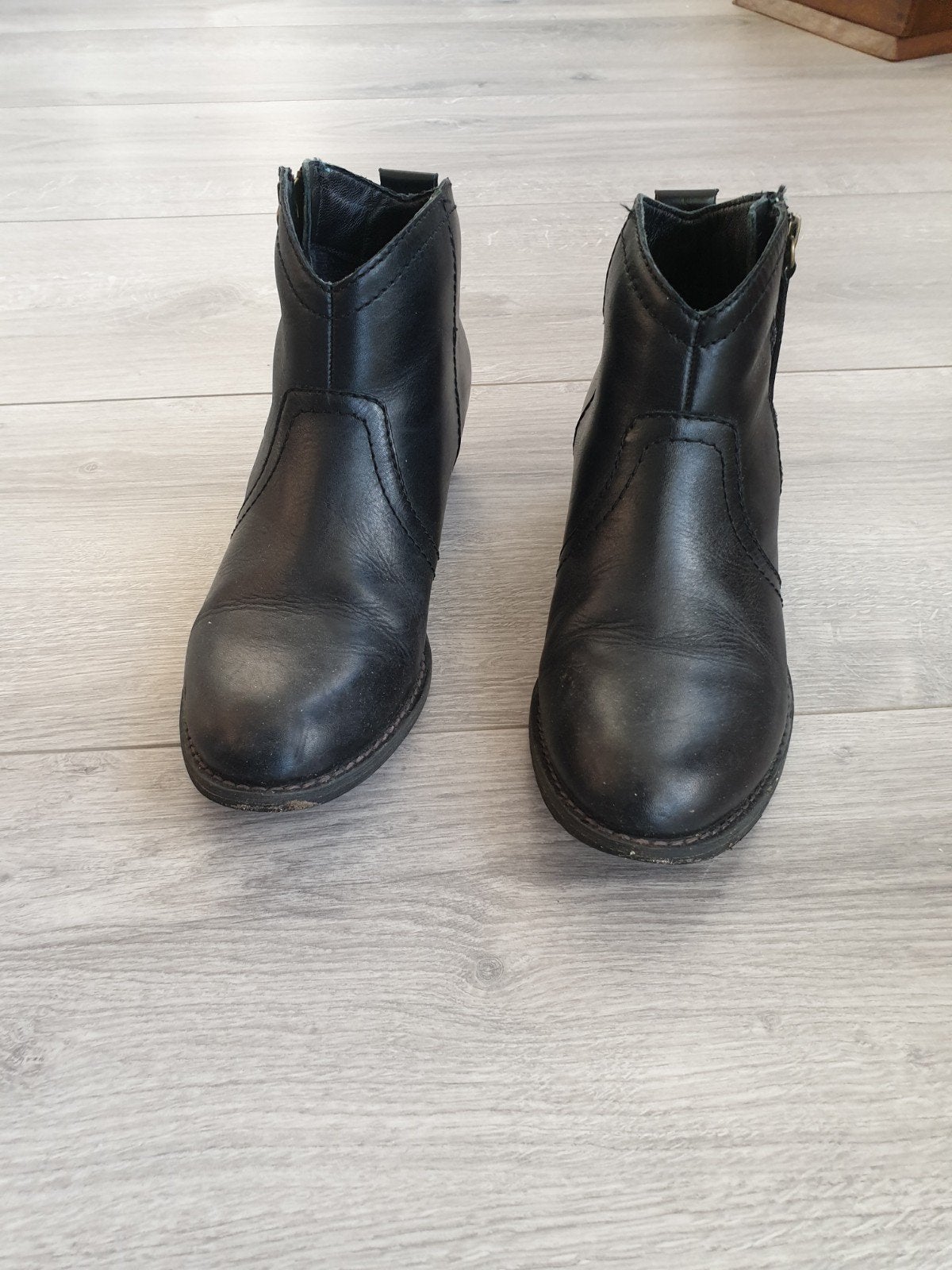 Leren laarsjes van Piure, Kleding | Dames, Schoenen, Ophalen of Verzenden, Zo goed als nieuw, Zwart