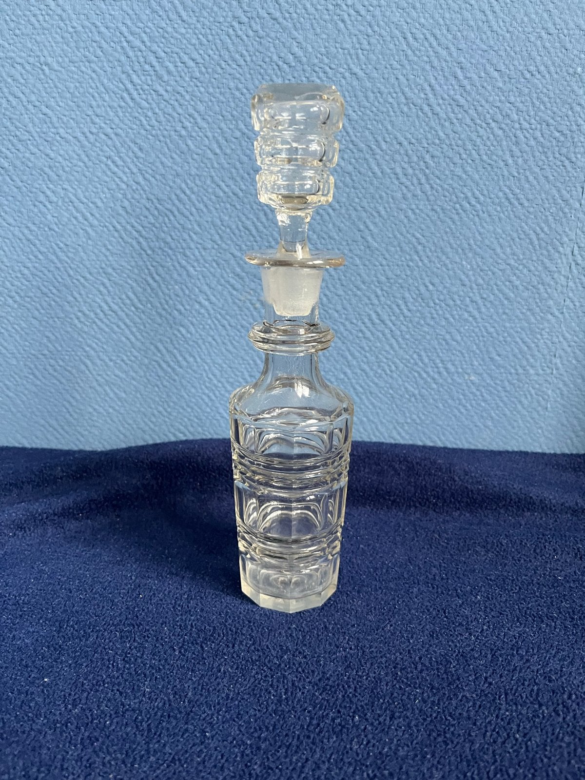 Kleine glazen karaf met stop - Vintage, Ophalen of Verzenden