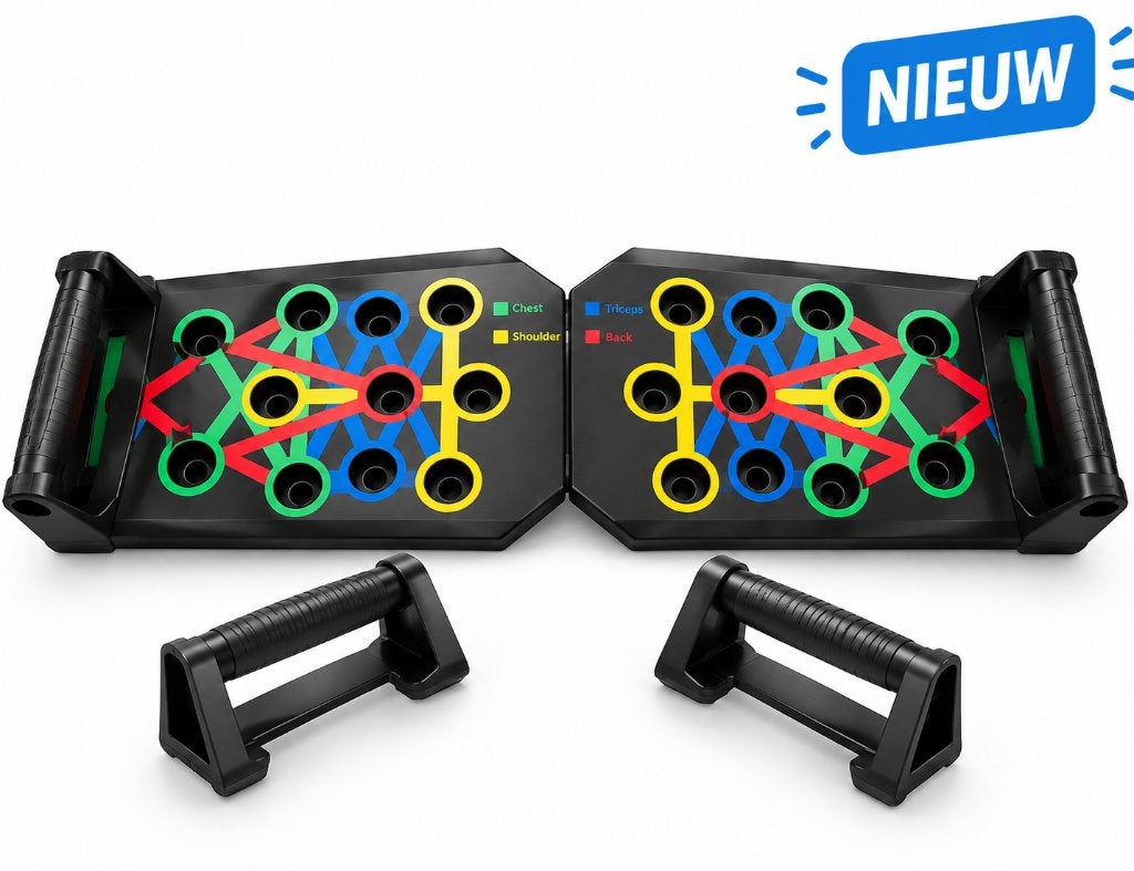 Push Up Board / Opdrukbord – Multifunctioneel – Nieuw, Sport en Fitness, Verzenden, Nieuw, Armen, Push-up steun