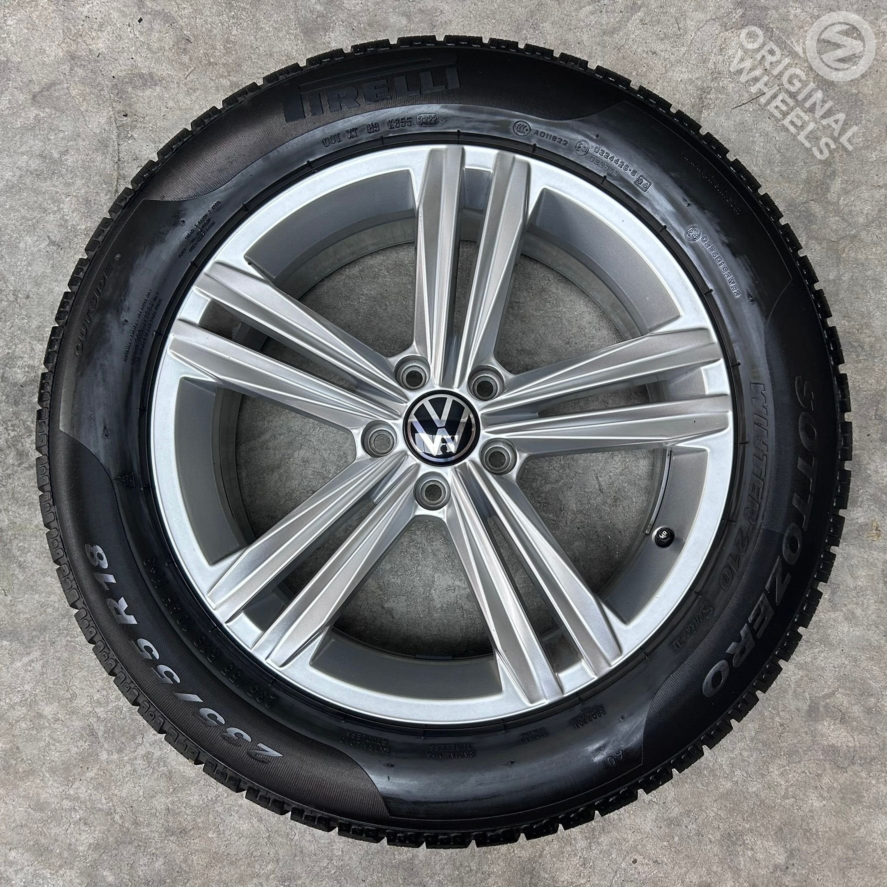 ✅18 inch originele Sebring velgen + winterbanden VW Tiguan, 18 inch, Gebruikt, -, -