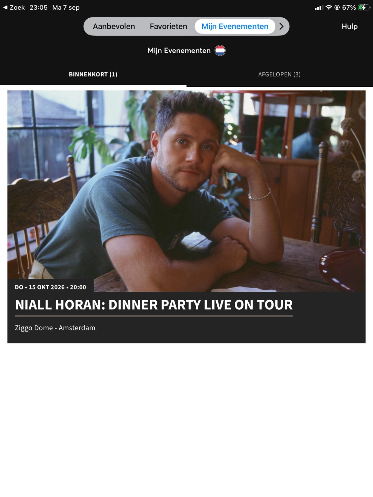 Te koop 2 staanplaats kaartjes Nial horan, Twee personen, Oktober