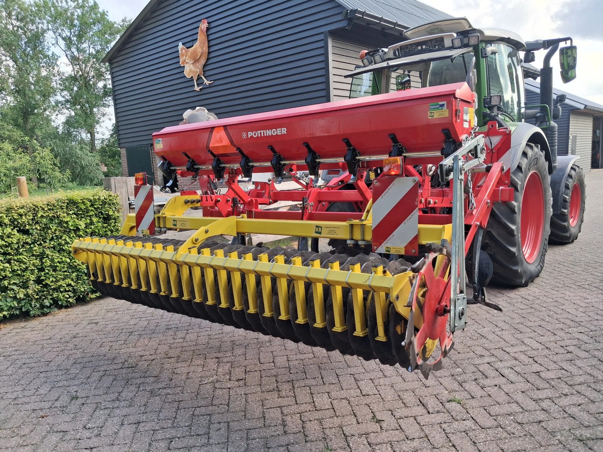Pottinger Syncro 3020 cultivator met zaaibak (bj 2016), Overige, Grondbewerking