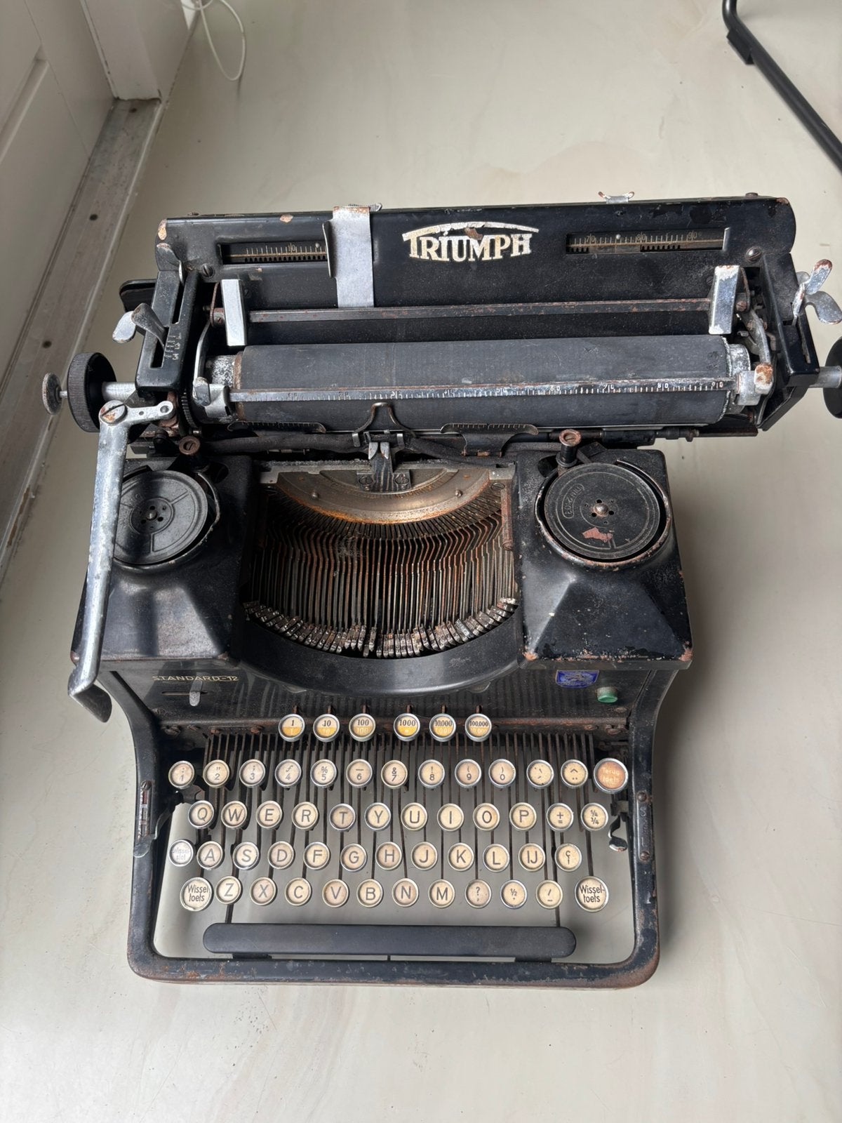 Typemachine van TRIUMPH, Diversen, Typemachines, Ophalen, Gebruikt