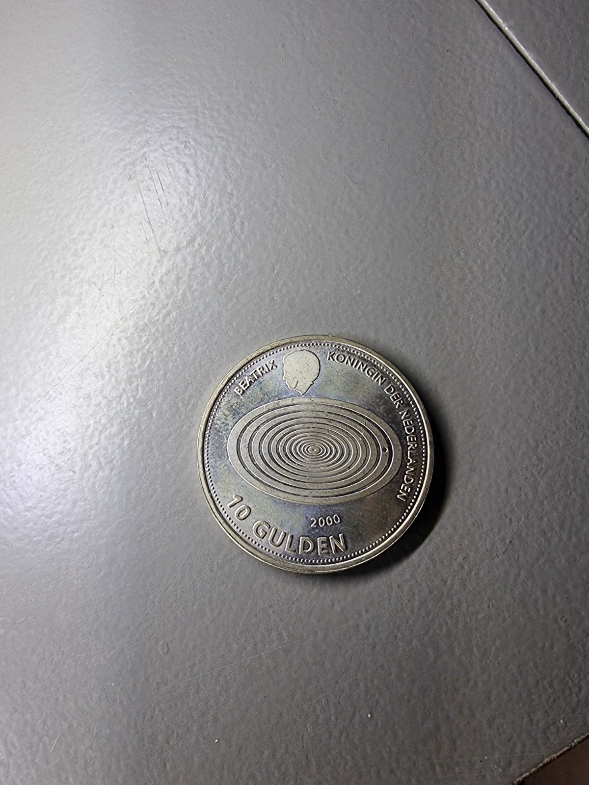 Zilveren 10 Gulden munt Koningin Beatrix 1999/2000, Koningin Beatrix, Zilver, Ophalen of Verzenden, Losse munt