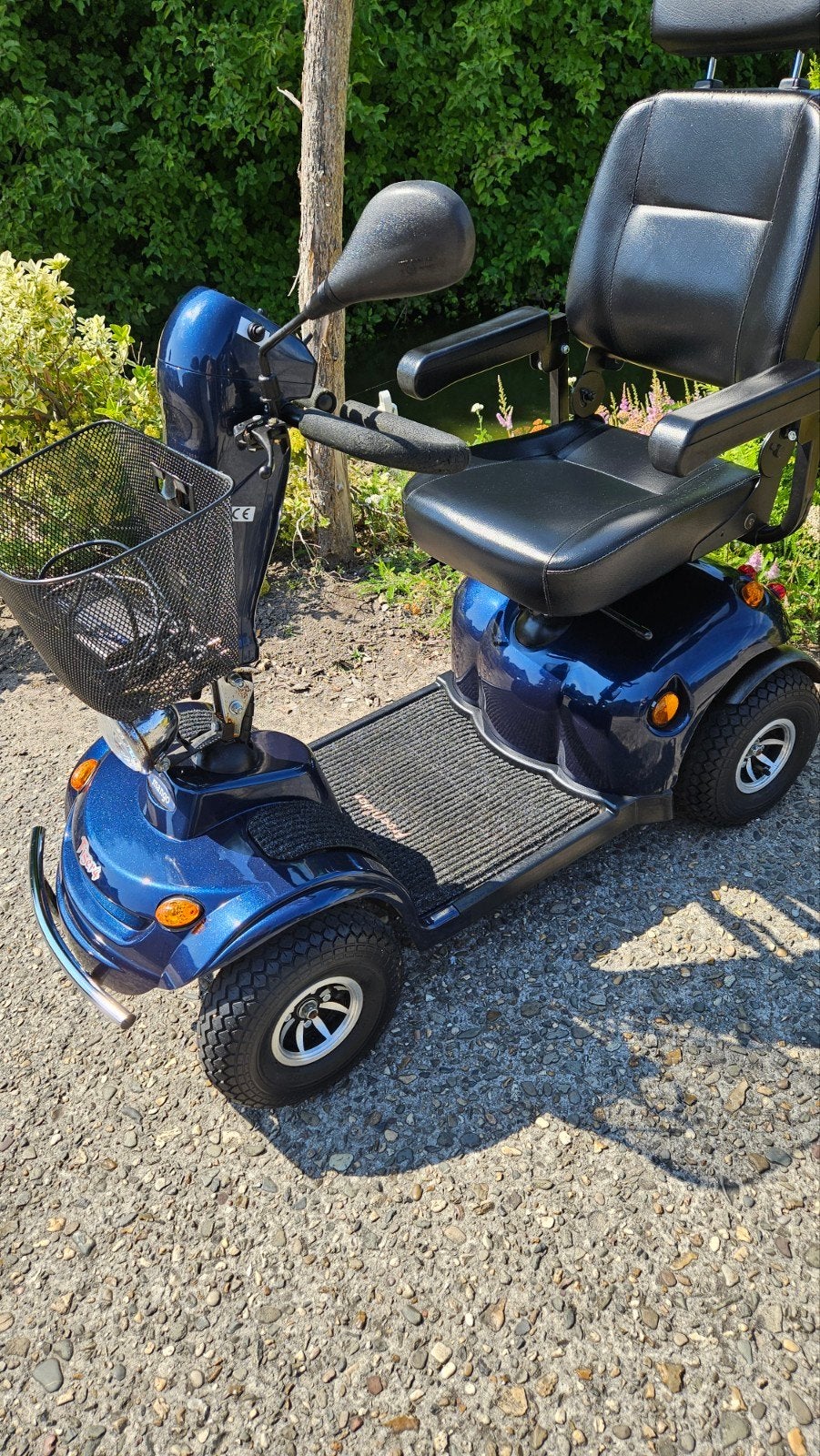 Scootmobiel Mango Tiger, 17 km/uur, rijd nieuw!, Diversen, Rolstoelen, Ophalen, Inklapbaar, Zo goed als nieuw, Elektrische rolstoel